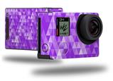Triangle Mosaic Purple - Decal Style Skin fits GoPro Hero 4 Black Camera (GOPRO SOLD SEPARATELY)