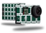 Squared Hunter Green - Decal Style Skin fits GoPro Hero 4 Black Camera (GOPRO SOLD SEPARATELY)