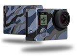 Camouflage Blue - Decal Style Skin fits GoPro Hero 4 Black Camera (GOPRO SOLD SEPARATELY)