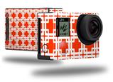 Boxed Red - Decal Style Skin fits GoPro Hero 4 Black Camera (GOPRO SOLD SEPARATELY)