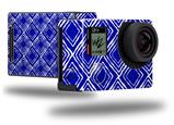 Wavey Royal Blue - Decal Style Skin fits GoPro Hero 4 Black Camera (GOPRO SOLD SEPARATELY)