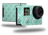 Wavey Seafoam Green - Decal Style Skin fits GoPro Hero 4 Black Camera (GOPRO SOLD SEPARATELY)