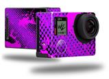 Halftone Splatter Hot Pink Purple - Decal Style Skin fits GoPro Hero 4 Black Camera (GOPRO SOLD SEPARATELY)