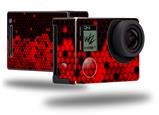 HEX Red - Decal Style Skin fits GoPro Hero 4 Black Camera (GOPRO SOLD SEPARATELY)