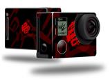 Oriental Dragon Red on Black - Decal Style Skin fits GoPro Hero 4 Black Camera (GOPRO SOLD SEPARATELY)