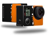 Ripped Colors Black Orange - Decal Style Skin fits GoPro Hero 4 Black Camera (GOPRO SOLD SEPARATELY)