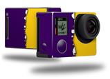 Ripped Colors Purple Yellow - Decal Style Skin fits GoPro Hero 4 Black Camera (GOPRO SOLD SEPARATELY)