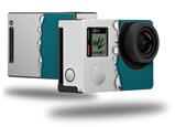 Ripped Colors Gray Seafoam Green - Decal Style Skin fits GoPro Hero 4 Black Camera (GOPRO SOLD SEPARATELY)