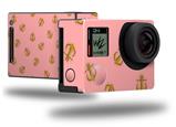 Anchors Away Pink - Decal Style Skin fits GoPro Hero 4 Black Camera (GOPRO SOLD SEPARATELY)