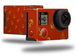 Anchors Away Red Dark - Decal Style Skin fits GoPro Hero 4 Black Camera (GOPRO SOLD SEPARATELY)