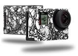 Scattered Skulls White - Decal Style Skin fits GoPro Hero 4 Black Camera (GOPRO SOLD SEPARATELY)