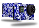 Scattered Skulls Royal Blue - Decal Style Skin fits GoPro Hero 4 Black Camera (GOPRO SOLD SEPARATELY)