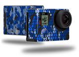 HEX Mesh Camo 01 Blue Bright - Decal Style Skin fits GoPro Hero 4 Black Camera (GOPRO SOLD SEPARATELY)