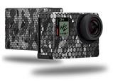 HEX Mesh Camo 01 Gray - Decal Style Skin fits GoPro Hero 4 Black Camera (GOPRO SOLD SEPARATELY)