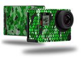 HEX Mesh Camo 01 Green Bright - Decal Style Skin fits GoPro Hero 4 Black Camera (GOPRO SOLD SEPARATELY)