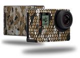 HEX Mesh Camo 01 Tan - Decal Style Skin fits GoPro Hero 4 Black Camera (GOPRO SOLD SEPARATELY)