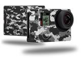 WraptorCamo Digital Camo Gray - Decal Style Skin fits GoPro Hero 4 Black Camera (GOPRO SOLD SEPARATELY)