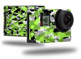 WraptorCamo Digital Camo Neon Green - Decal Style Skin fits GoPro Hero 4 Black Camera (GOPRO SOLD SEPARATELY)