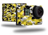 WraptorCamo Digital Camo Yellow - Decal Style Skin fits GoPro Hero 4 Black Camera (GOPRO SOLD SEPARATELY)