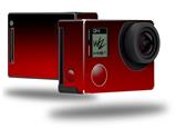Smooth Fades Red Black - Decal Style Skin fits GoPro Hero 4 Black Camera (GOPRO SOLD SEPARATELY)
