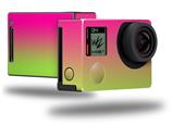 Smooth Fades Neon Green Hot Pink - Decal Style Skin fits GoPro Hero 4 Black Camera (GOPRO SOLD SEPARATELY)