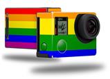Rainbow Stripes - Decal Style Skin fits GoPro Hero 4 Black Camera (GOPRO SOLD SEPARATELY)