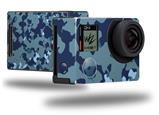 WraptorCamo Old School Camouflage Camo Navy - Decal Style Skin fits GoPro Hero 4 Black Camera (GOPRO SOLD SEPARATELY)