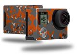 WraptorCamo Old School Camouflage Camo Orange Burnt - Decal Style Skin fits GoPro Hero 4 Black Camera (GOPRO SOLD SEPARATELY)