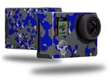 WraptorCamo Old School Camouflage Camo Blue Royal - Decal Style Skin fits GoPro Hero 4 Black Camera (GOPRO SOLD SEPARATELY)