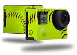 Softball - Decal Style Skin fits GoPro Hero 4 Black Camera (GOPRO SOLD SEPARATELY)