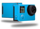 Solid Color Blue Neon - Decal Style Skin fits GoPro Hero 4 Black Camera (GOPRO SOLD SEPARATELY)