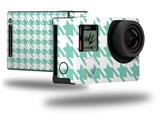 Houndstooth Seafoam Green - Decal Style Skin fits GoPro Hero 4 Black Camera (GOPRO SOLD SEPARATELY)