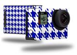 Houndstooth Royal Blue - Decal Style Skin fits GoPro Hero 4 Black Camera (GOPRO SOLD SEPARATELY)