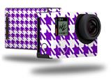 Houndstooth Purple - Decal Style Skin fits GoPro Hero 4 Black Camera (GOPRO SOLD SEPARATELY)