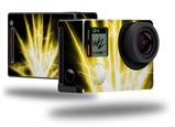 Lightning Yellow - Decal Style Skin fits GoPro Hero 4 Black Camera (GOPRO SOLD SEPARATELY)