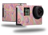 Neon Swoosh on Pink - Decal Style Skin fits GoPro Hero 4 Black Camera (GOPRO SOLD SEPARATELY)