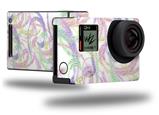 Neon Swoosh on White - Decal Style Skin fits GoPro Hero 4 Black Camera (GOPRO SOLD SEPARATELY)