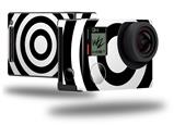 Bullseye Black and White - Decal Style Skin fits GoPro Hero 4 Black Camera (GOPRO SOLD SEPARATELY)