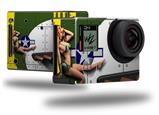 WWII Bomber War Plane Pin Up Girl - Decal Style Skin fits GoPro Hero 4 Black Camera (GOPRO SOLD SEPARATELY)