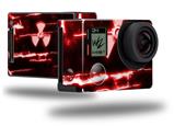 Radioactive Red - Decal Style Skin fits GoPro Hero 4 Black Camera (GOPRO SOLD SEPARATELY)