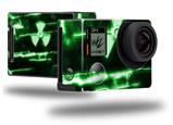 Radioactive Green - Decal Style Skin fits GoPro Hero 4 Black Camera (GOPRO SOLD SEPARATELY)