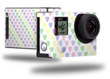 Pastel Hearts on White - Decal Style Skin fits GoPro Hero 4 Black Camera (GOPRO SOLD SEPARATELY)