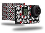 XO Hearts - Decal Style Skin fits GoPro Hero 4 Black Camera (GOPRO SOLD SEPARATELY)