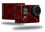 Abstract 01 Red - Decal Style Skin fits GoPro Hero 4 Black Camera (GOPRO SOLD SEPARATELY)