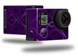 Abstract 01 Purple - Decal Style Skin fits GoPro Hero 4 Black Camera (GOPRO SOLD SEPARATELY)