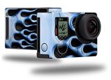 Metal Flames Blue - Decal Style Skin fits GoPro Hero 4 Black Camera (GOPRO SOLD SEPARATELY)