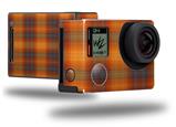Plaid Pumpkin Orange - Decal Style Skin fits GoPro Hero 4 Black Camera (GOPRO SOLD SEPARATELY)
