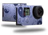 Feminine Yin Yang Blue - Decal Style Skin fits GoPro Hero 4 Black Camera (GOPRO SOLD SEPARATELY)