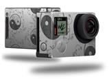 Feminine Yin Yang Gray - Decal Style Skin fits GoPro Hero 4 Black Camera (GOPRO SOLD SEPARATELY)