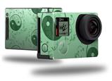 Feminine Yin Yang Green - Decal Style Skin fits GoPro Hero 4 Black Camera (GOPRO SOLD SEPARATELY)